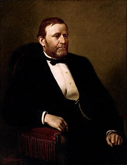 Official White House portrait of President Grant by Henry Ulke, 1875