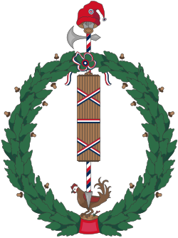 Initial armorial used by the Republic until 1794