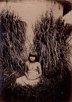 Image of a young Toba girl.