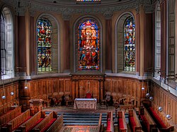 Interior of Trinity College Chapel