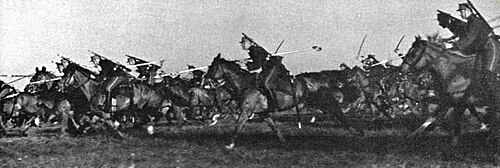 Lithuanian lancers training in the 1930s