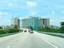 Dadeland is sometimes referred to as "downtown Kendall", despite the fact that Kendall is part of unincorporated Miami-Dade County. A special zoning area allowed high rise development in the area consisting mostly of single family homes.