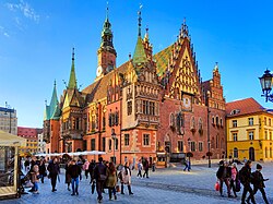 13th-century Old Town Hall in Wrocław, Poland[9]