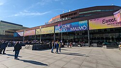 Malmö Arena during the Eurovision Song Contest 2024