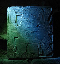Stele of the cactus bearer, excavated 1972
