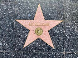 Sullivan's star on the Hollywood Walk of Fame.