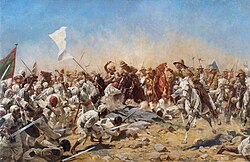 Charge of the 21st Lancers at the Battle of Omdurman, 2 September 1898