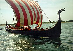 Replica of the Ladby ship, "Imme Gram"