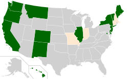 State laws regarding Medical Aid in Dying in the United States Assisted dying is legal Pending legislation to legalize assisted dying vte