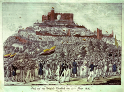 Hambach Festival (May 1832), contemporary lithograph