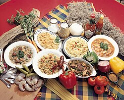 Dishes typical of Creole food