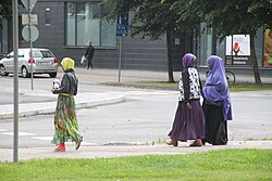 The Vuosaari district in Helsinki, Finland, is highly multicultural.[197][198]
