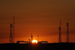 The Baikonur Cosmodrome (Gagarin's Start launch pad)