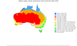 Köppen climate types of Australia[147]