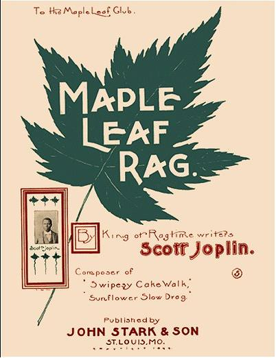 Scott Joplin achieved fame for his ragtime compositions and was dubbed the "King of Ragtime" by contemporaries. His "Maple Leaf Rag" is one of the most famous rags.