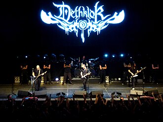 Mike Keneally, Brendon Small, Gene Hoglan and Bryan Beller performing live at the Tabernacle in Atlanta on December 8, 2012.
