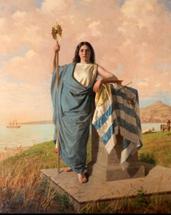National personification of Uruguay by Juan Manuel Blanes