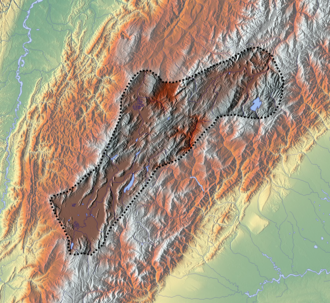 The Altiplano Cundiboyacense in the Eastern Ranges; territory of the Muisca