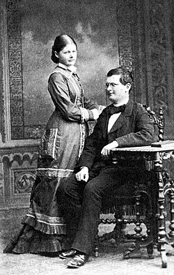 Karl and his wife, Paula, 1880
