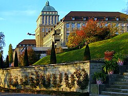 Main building by Karl Moser as seen from the south