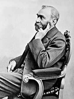 Alfred Nobel, inventor of dynamite and institutor of the Nobel Prize