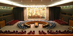 The United Nations Security Council Chamber