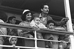 Moroccan Jewish immigrants arriving in Israel under the Law of Return, 1954