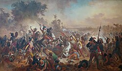 The Portuguese victory at the Second Battle of Guararapes ended Dutch presence in Brazil.