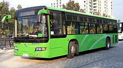 King Long KLQ 6118GQ bus used for public transport in Damascus