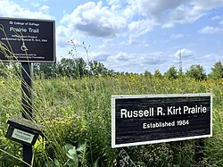 Russell R. Kirt Prairie sign