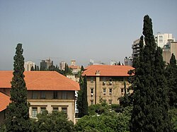 Part of the upper campus as seen from Penrose dormitory