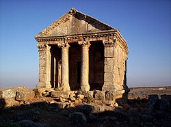 Byzantine temple at Ruweiha near Idlib