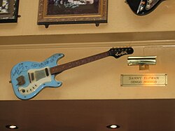 Guitar used by Danny Elfman in Oingo Boingo, Hard Rock Cafe Montreal