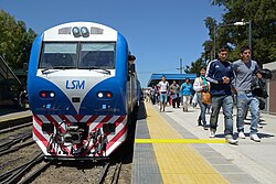 A San Martín Line CSR SDD7 diesel-electric locomotive