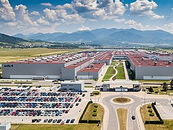 Kia's car production plant in Žilina