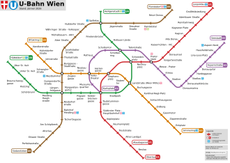 Vienna U-Bahn network
