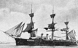 Russian armored cruiser General-Admiral.