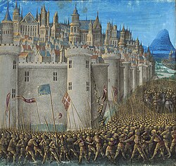 The Siege of Antioch, from a medieval miniature painting