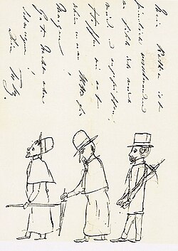 Handwritten letter from King Charles to Charles Woodcock from 1887.
