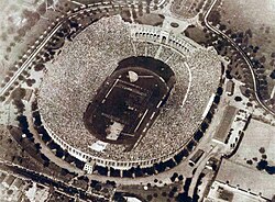 The Coliseum during the opening ceremony
