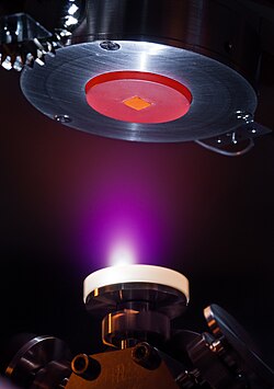 Laser deposition of alumina on a substrate
