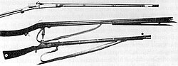 Ming-era matchlock firearms used in the 15th to 17th centuries
