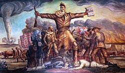 Tragic Prelude, in the Kansas State Capitol