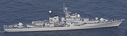 Chinese modernized Sovremenny-class (Project 956E) PLAN destroyer Hangzhou equipped with vertical launching system (VLS)
