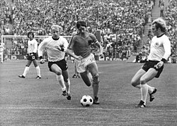 The 1974 FIFA World Cup Final on 7 July, in Munich's Olympiastadion