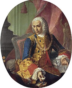 Jose de Carvajal y Láncaster, leader of the pro-British faction in King Ferdinand VI's court.