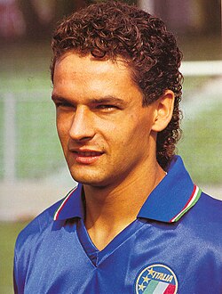 Roberto Baggio in 1990