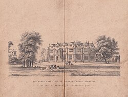 North East View of Timsbury House, Somerset, c.1859