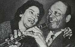 Hall with his wife, Winnie, 1965