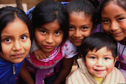 Aymara children from san pedro atacama